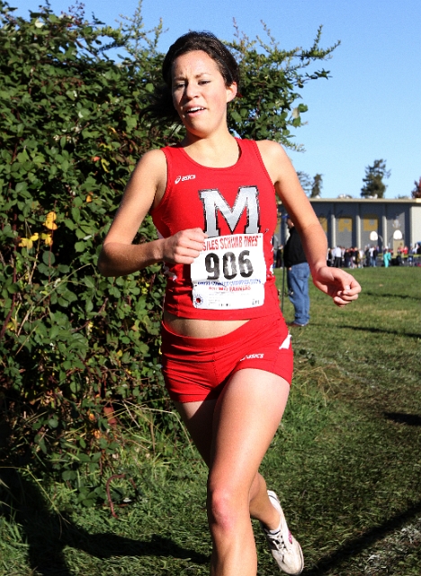 NCS XC D2 Girls-061.JPG - 2009 North Coast Section Cross Country Championships, Hayward High School, Hayward, California